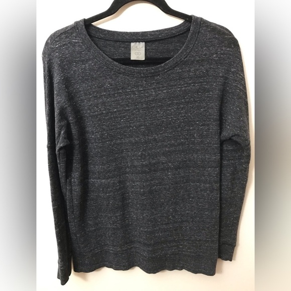 CALIA By Carrie Underwood Womens Rayon Cotton Gray Side Zip Detail Sweatshirt XS - Picture 5 of 11